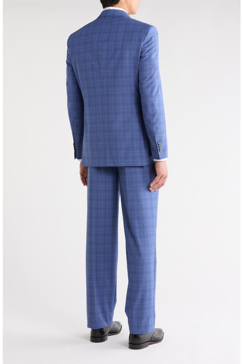 Blue Plaid Notch Lapel Suit, Alternate, color, BLUE PLAID