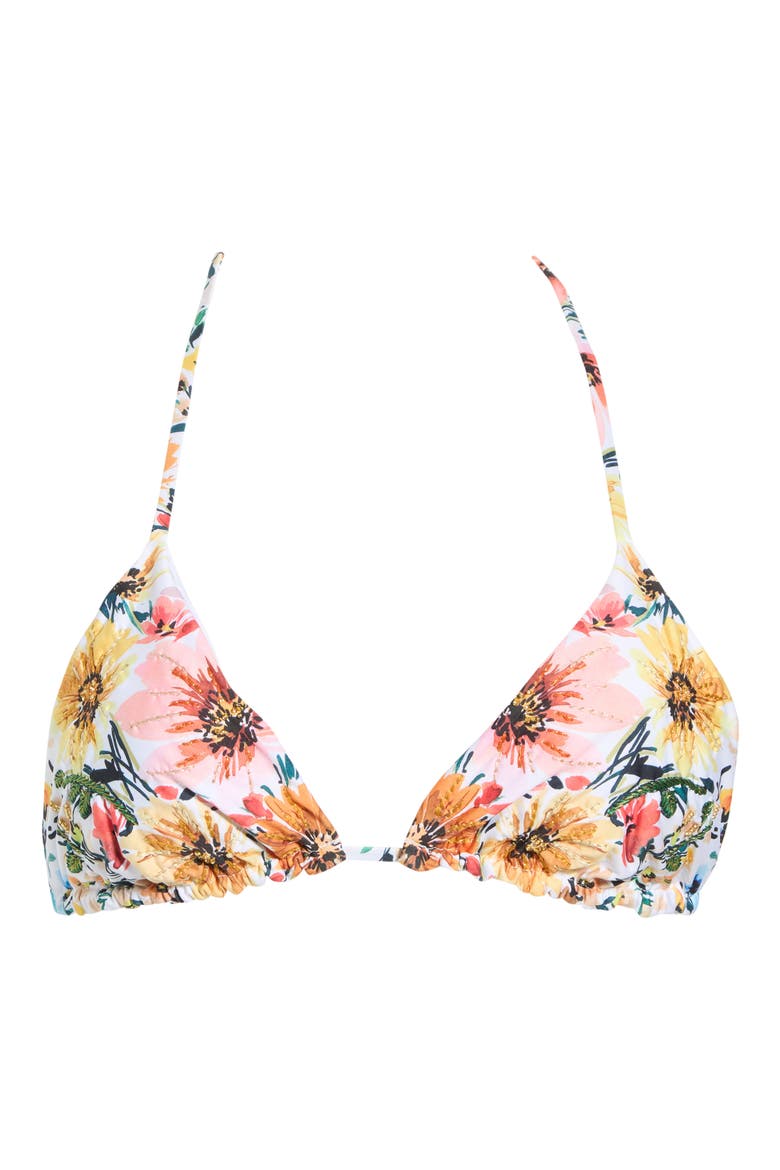 Triangle Bikini Top, Alternate, color, MULTI