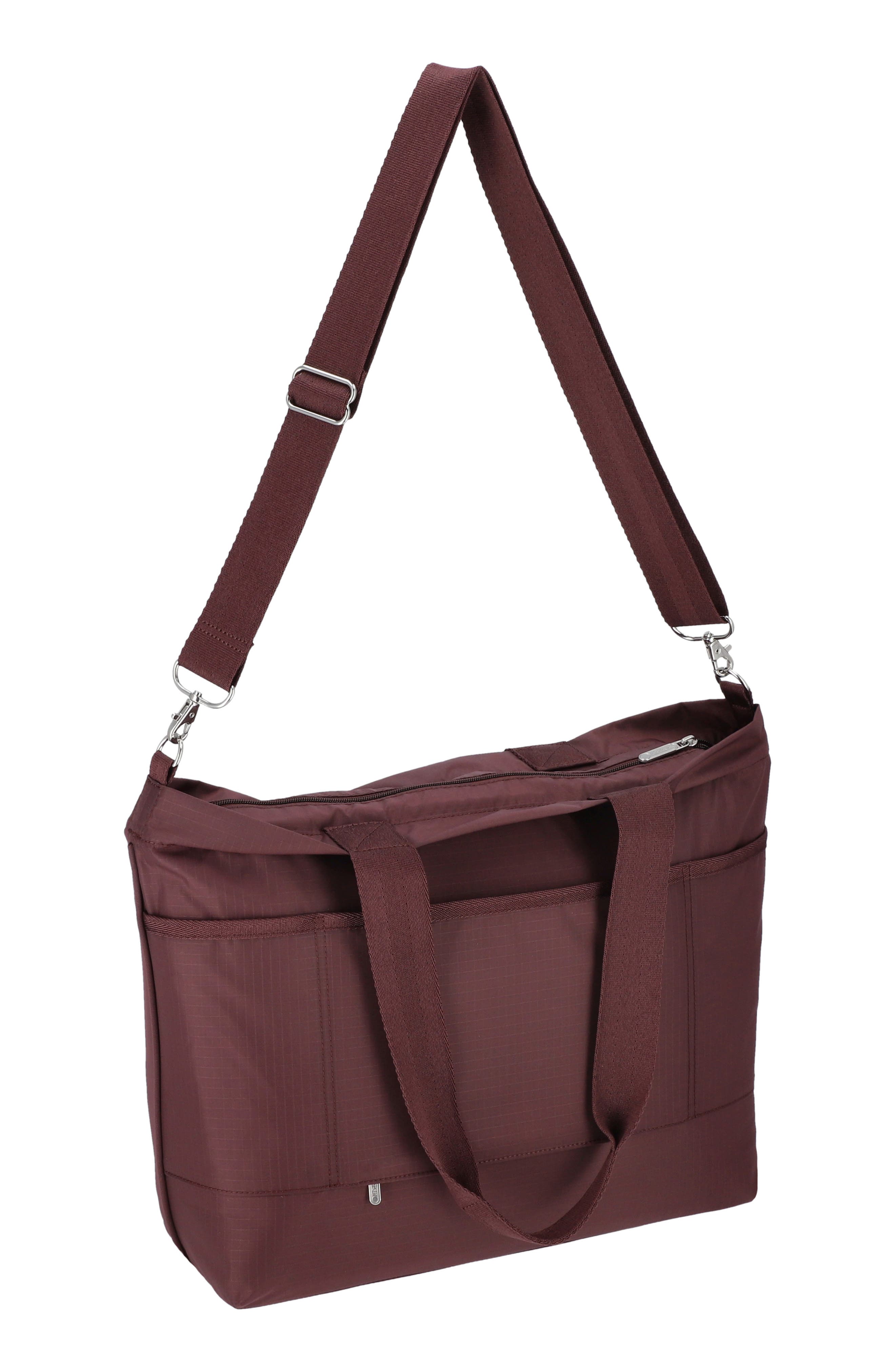 LeSportsac Carryall Zip Tote Bag, Alternate, color, Deep Cherry