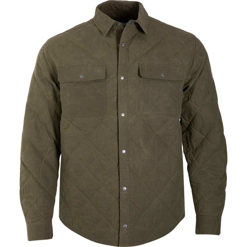 Mountain Khakis Highland Field Quilted Jacket In Forest Moss