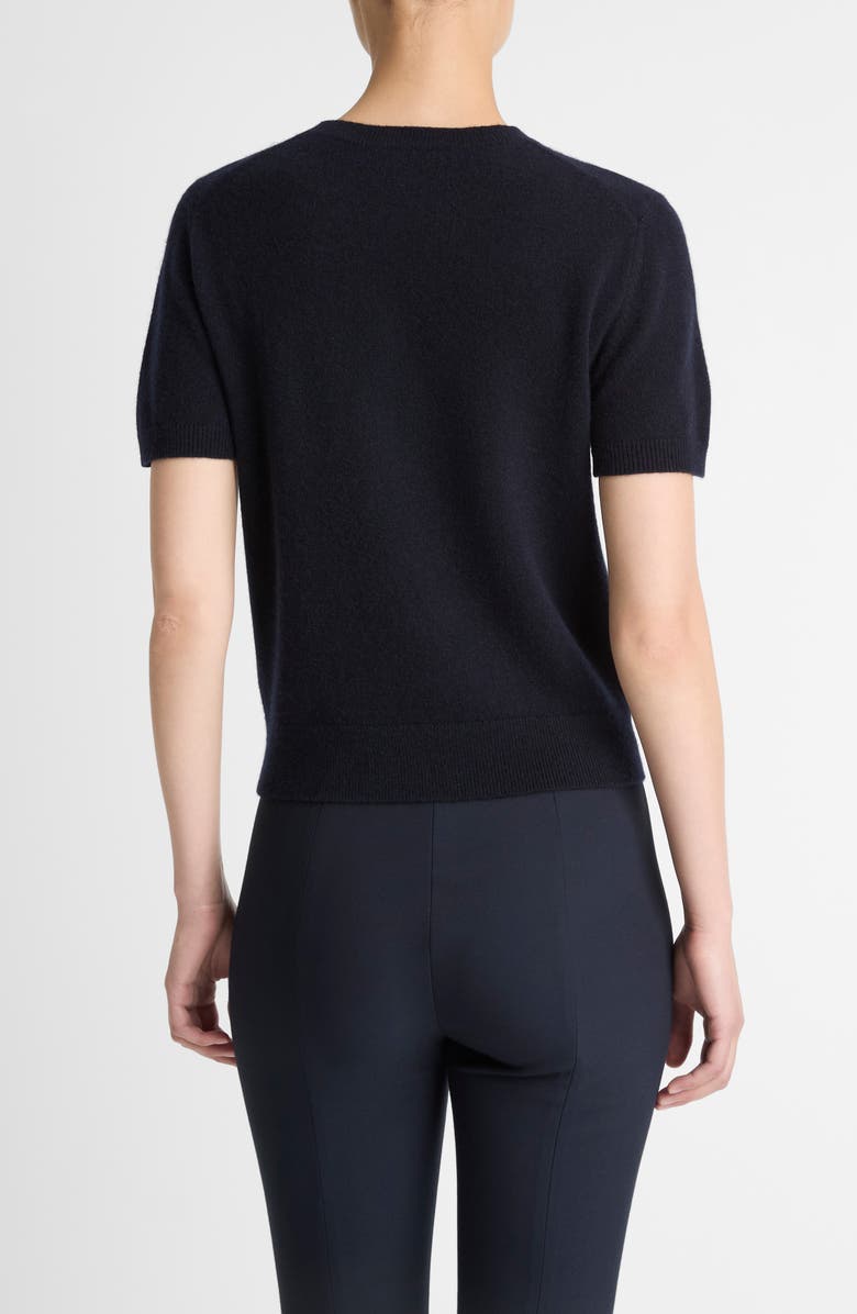 Vince Wool & Cashmere Blend Crewneck Sweater, Alternate, color, Black