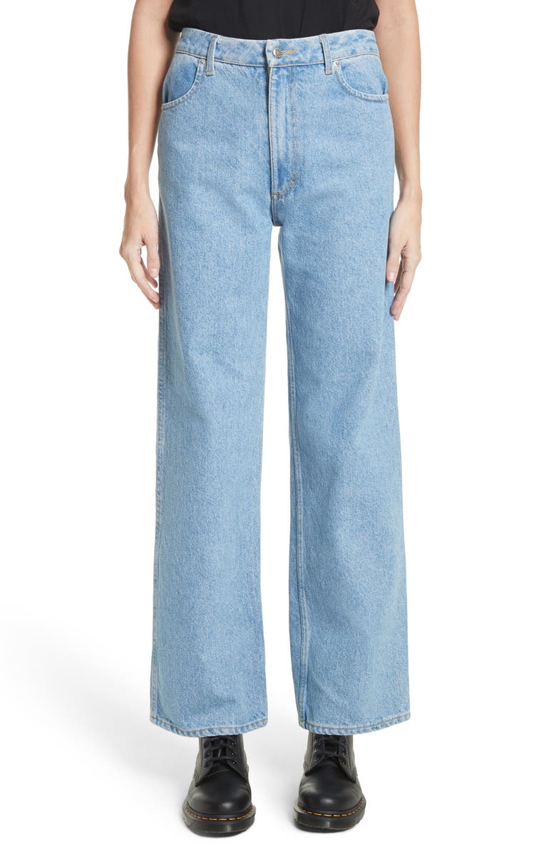 Eckhaus Latta EL Wide Leg Jeans, Main, color,