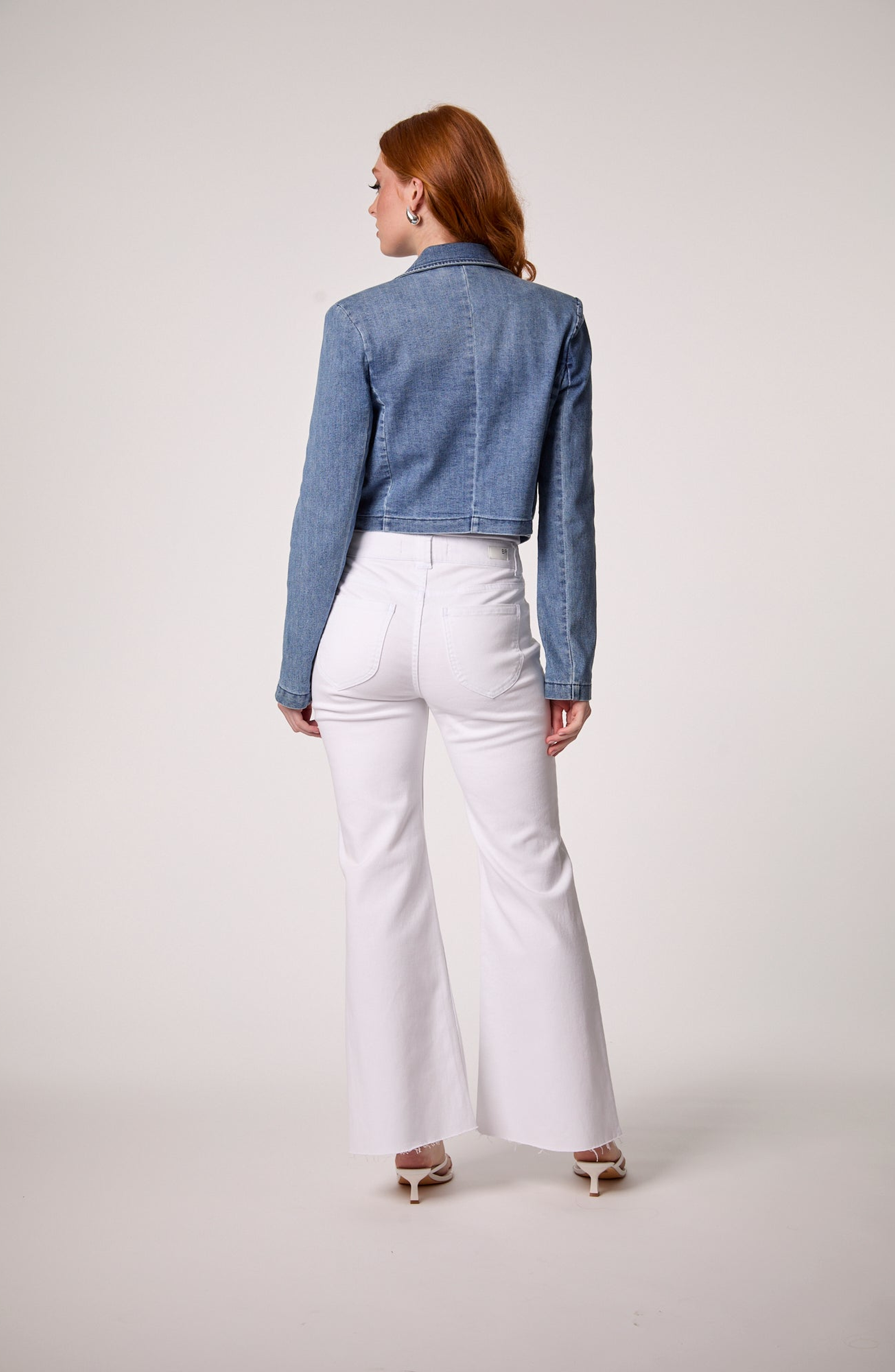 Olivia Cropped Recycled Blazer - image 2