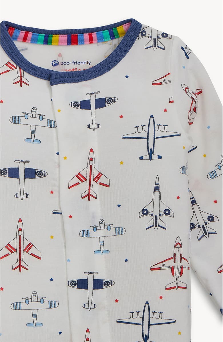 Magnetic Me Just Plane Fun Magnetic Footie, Alternate, color, White