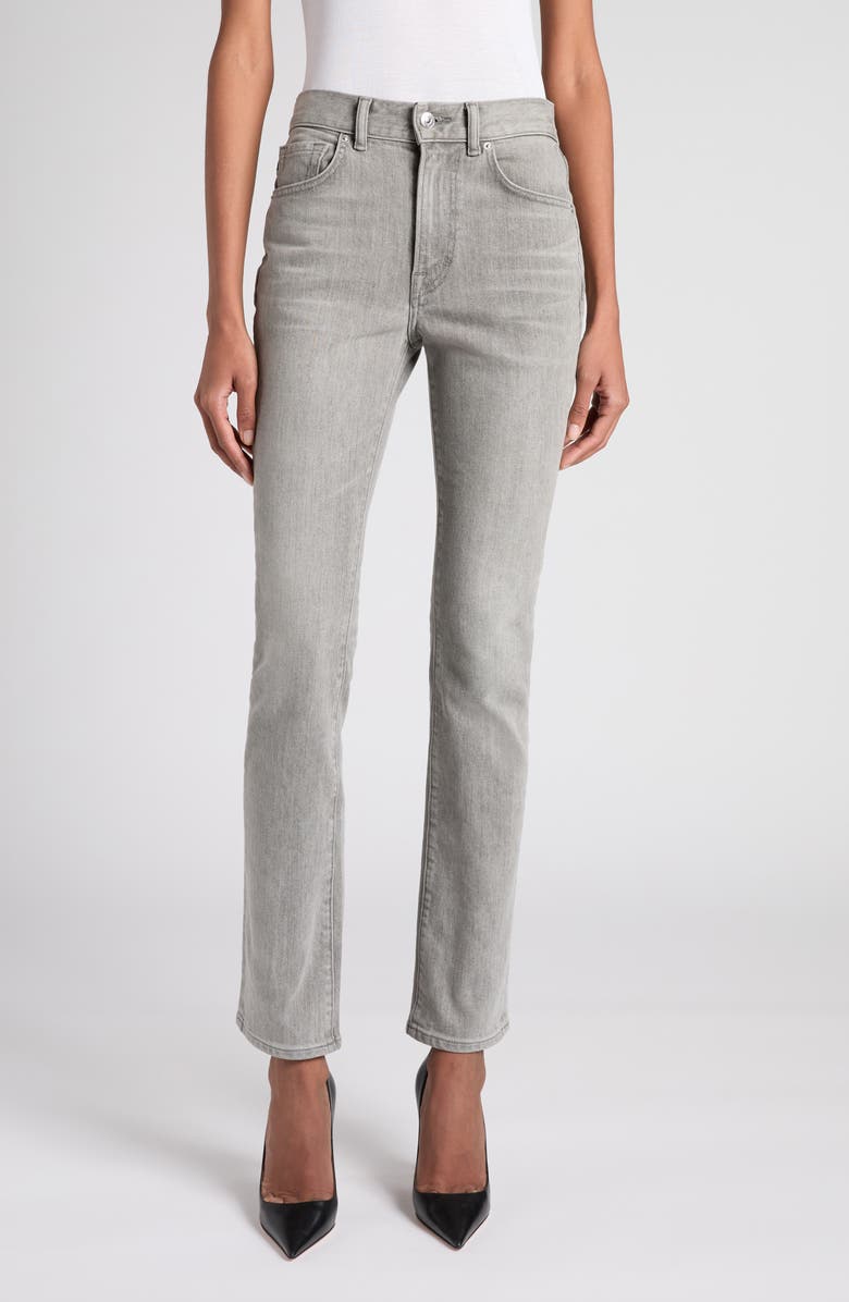 TOM FORD Stonewashed Comfort Denim Slim Fit Jeans, Main, color,