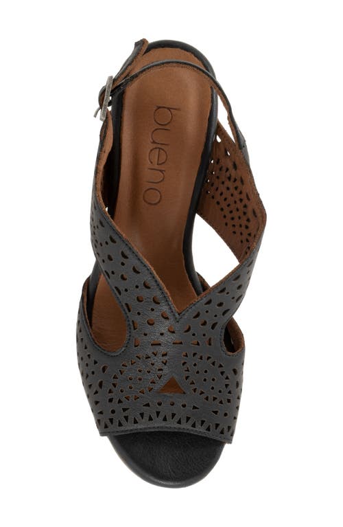 Bueno Caroline Slingback Sandal In Black