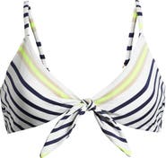 lemlem Sara Tie Front Bikini Top