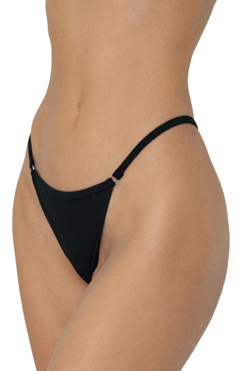 Bright Swimwear Freya Bottom, Alternate, color, Black