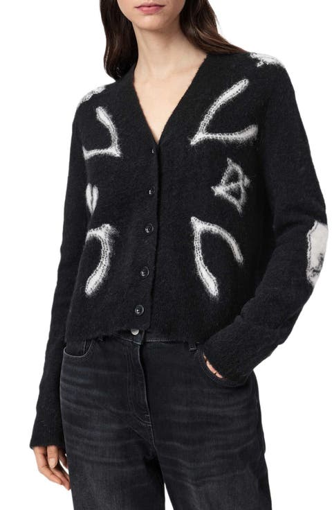 Charm Graphic Cardigan