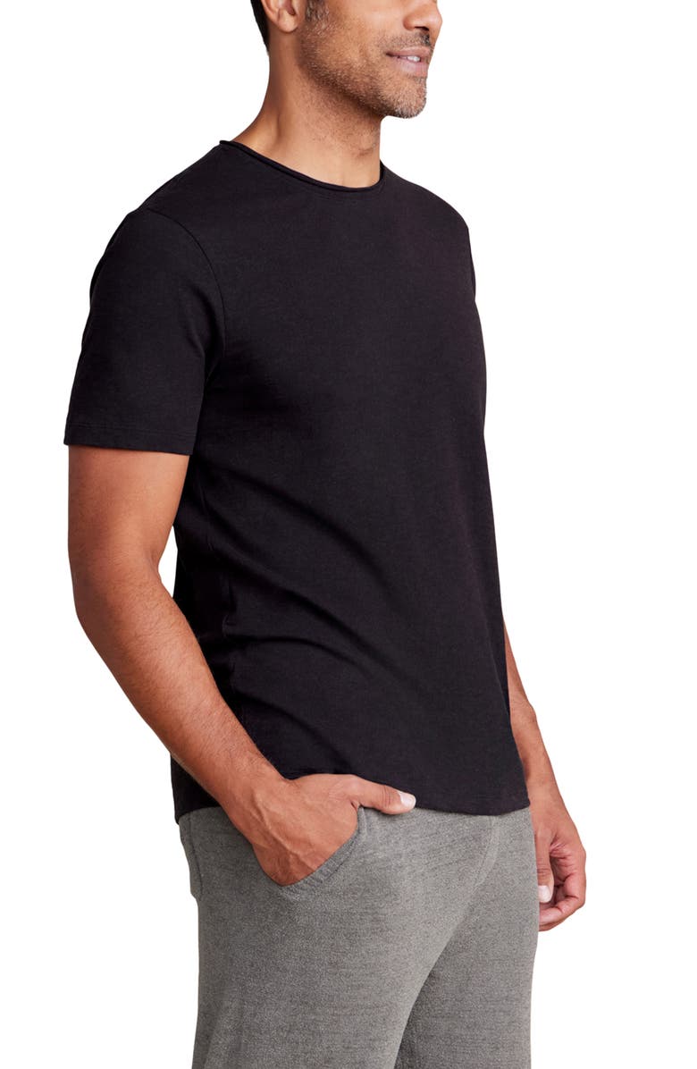 Barefoot Dreams<sup>®</sup> Slub Cotton Crewneck T-Shirt, Alternate, color,