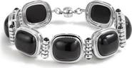 Luv AJ The Midnight Mesa Black Agate Bracelet