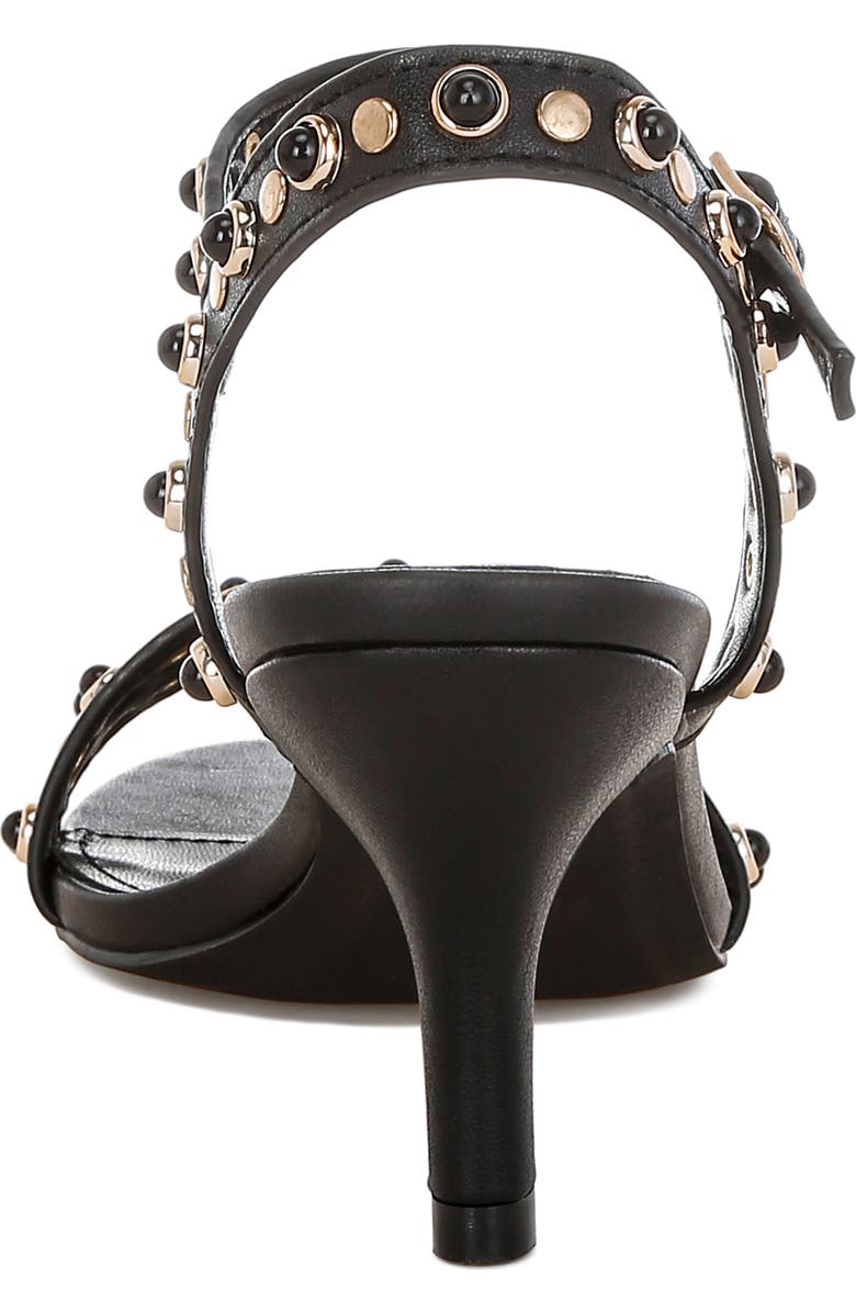 Rag & Co Nidara Studded Sandal, Alternate, color, Black