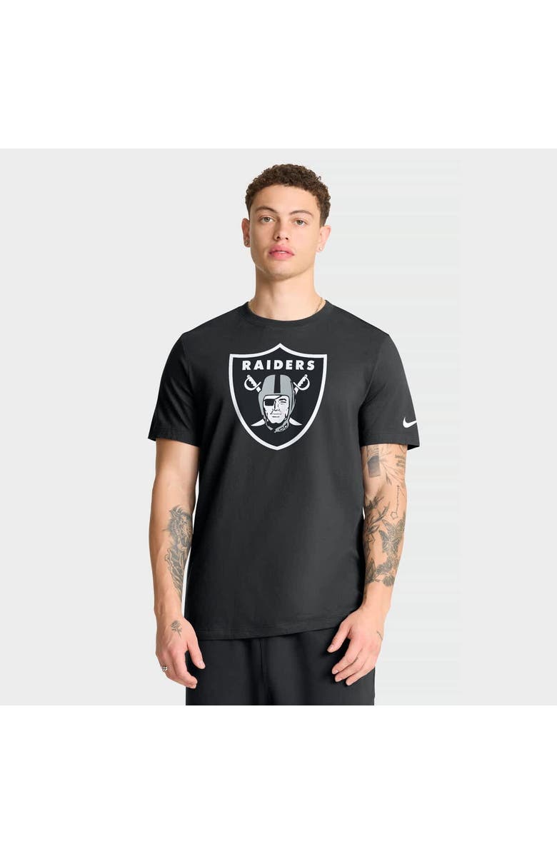 Nike Men's Nike Black Las Vegas Raiders Essential Logo T-Shirt, Main, color, Black