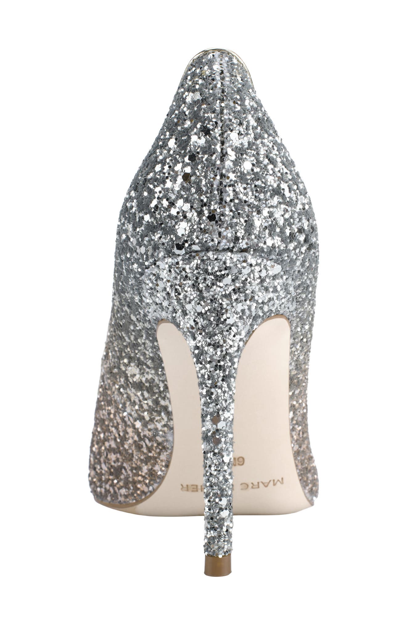 Ricky Pointed Toe Glitter Pump, Alternate, color, GOLD