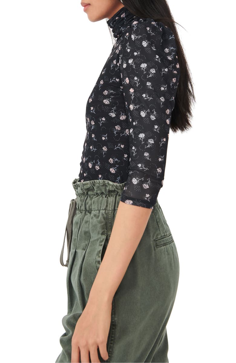 Free People Gather Print Turtleneck, Alternate, color,