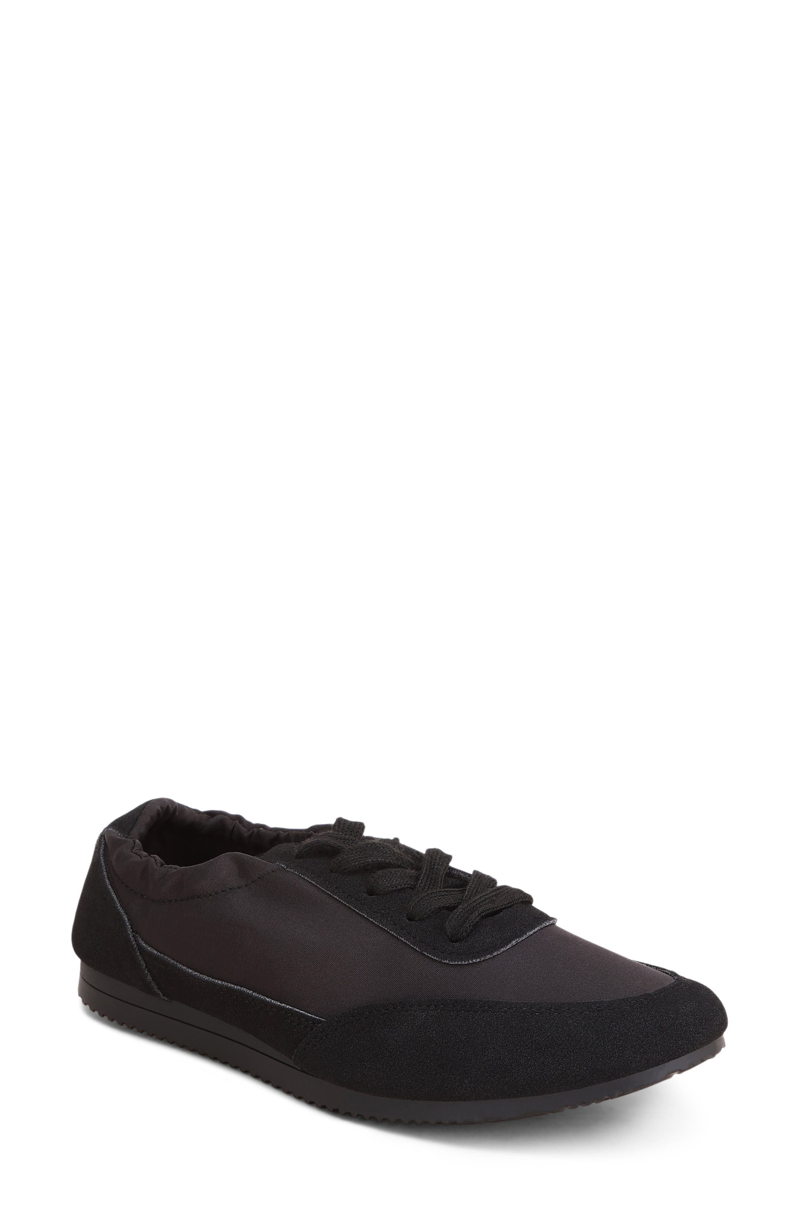 Sariel Sneaker, Main, color, BLACK SUEDE