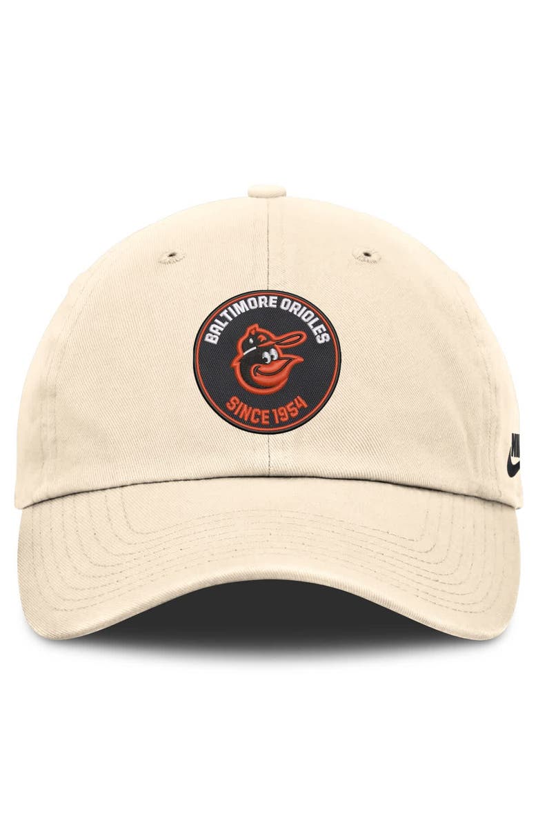 Nike Men's Nike Natural Baltimore Orioles Cooperstown Collection Club Adjustable Hat, Alternate, color, Natural