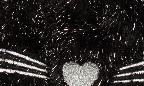 Capelli New York Kids' Disco Kitty Earflap Hat & Gloves Set In Black