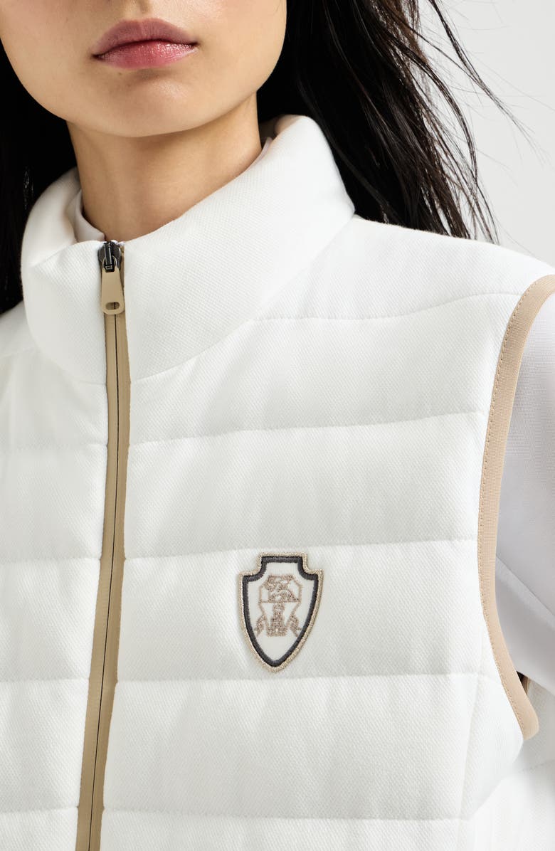 Brunello Cucinelli Down vest, Alternate, color, White