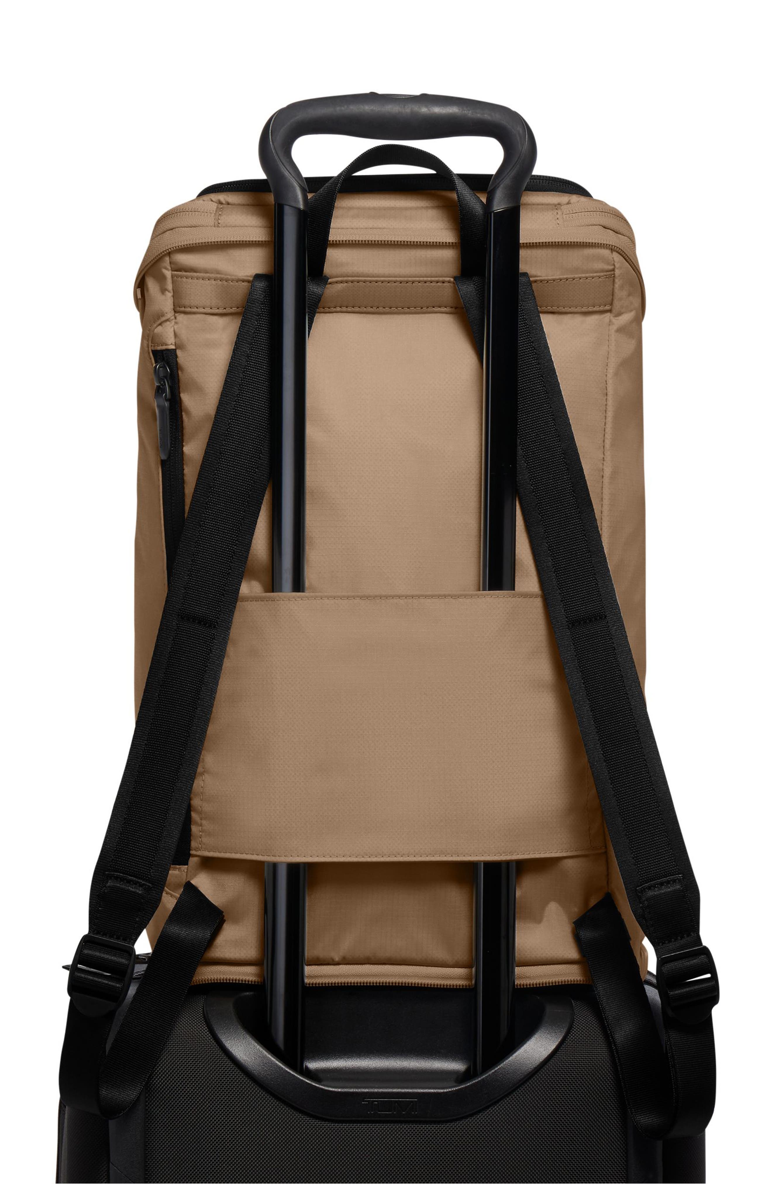 TUMI Alpha Bravo Packable Backpack, Alternate, color, Khaki