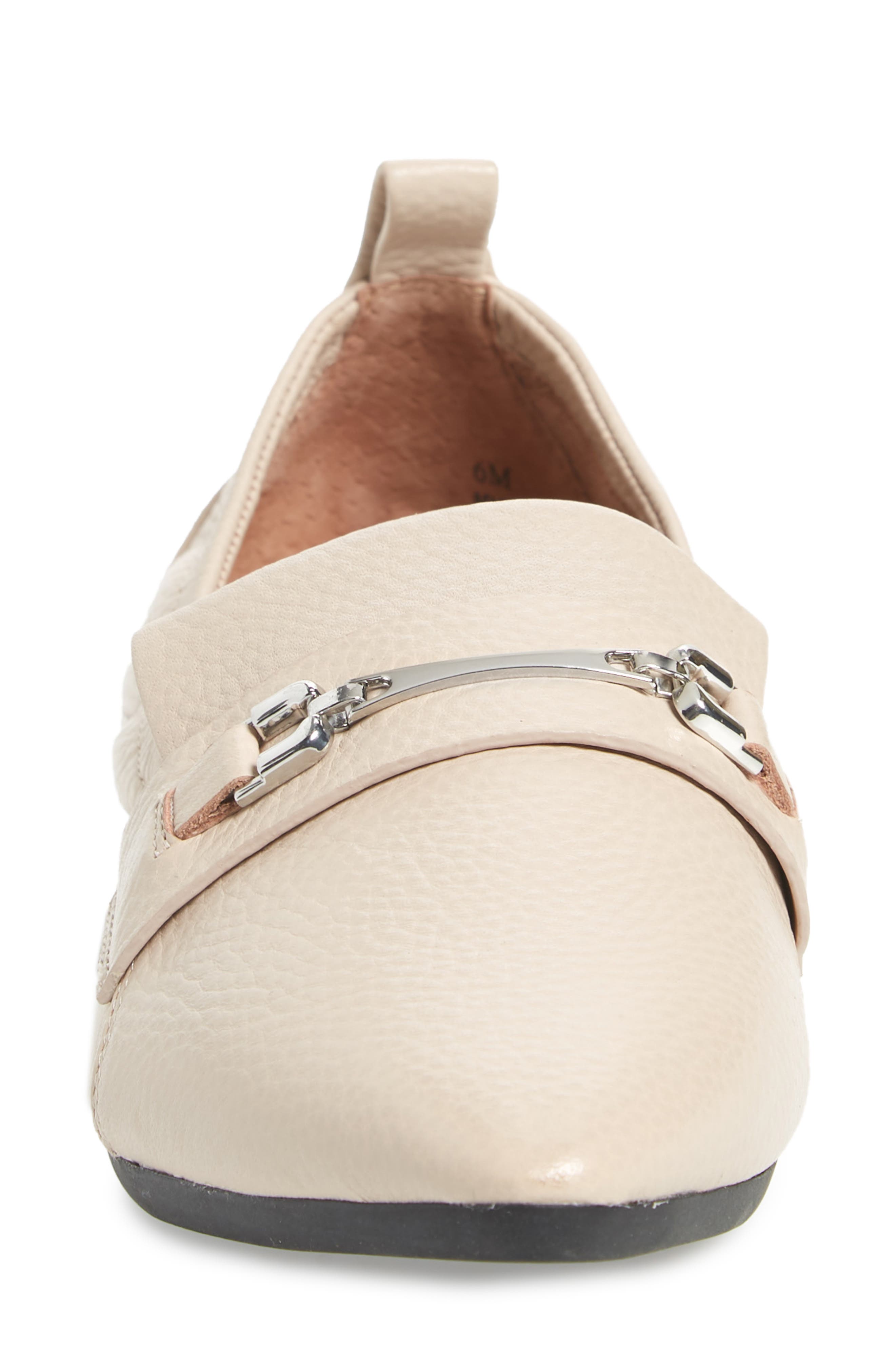 Domino Skimmer Flat, Alternate, color, BLUSH LEATHER