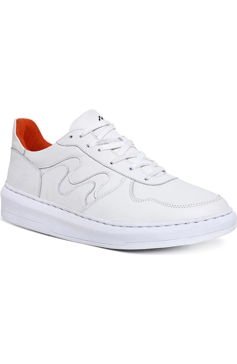 Sandro Moscoloni Lapa Low Top Leather Sneaker, Main, color, White