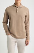 Peter Millar Crown Flex Pima Cotton Long Sleeve Polo