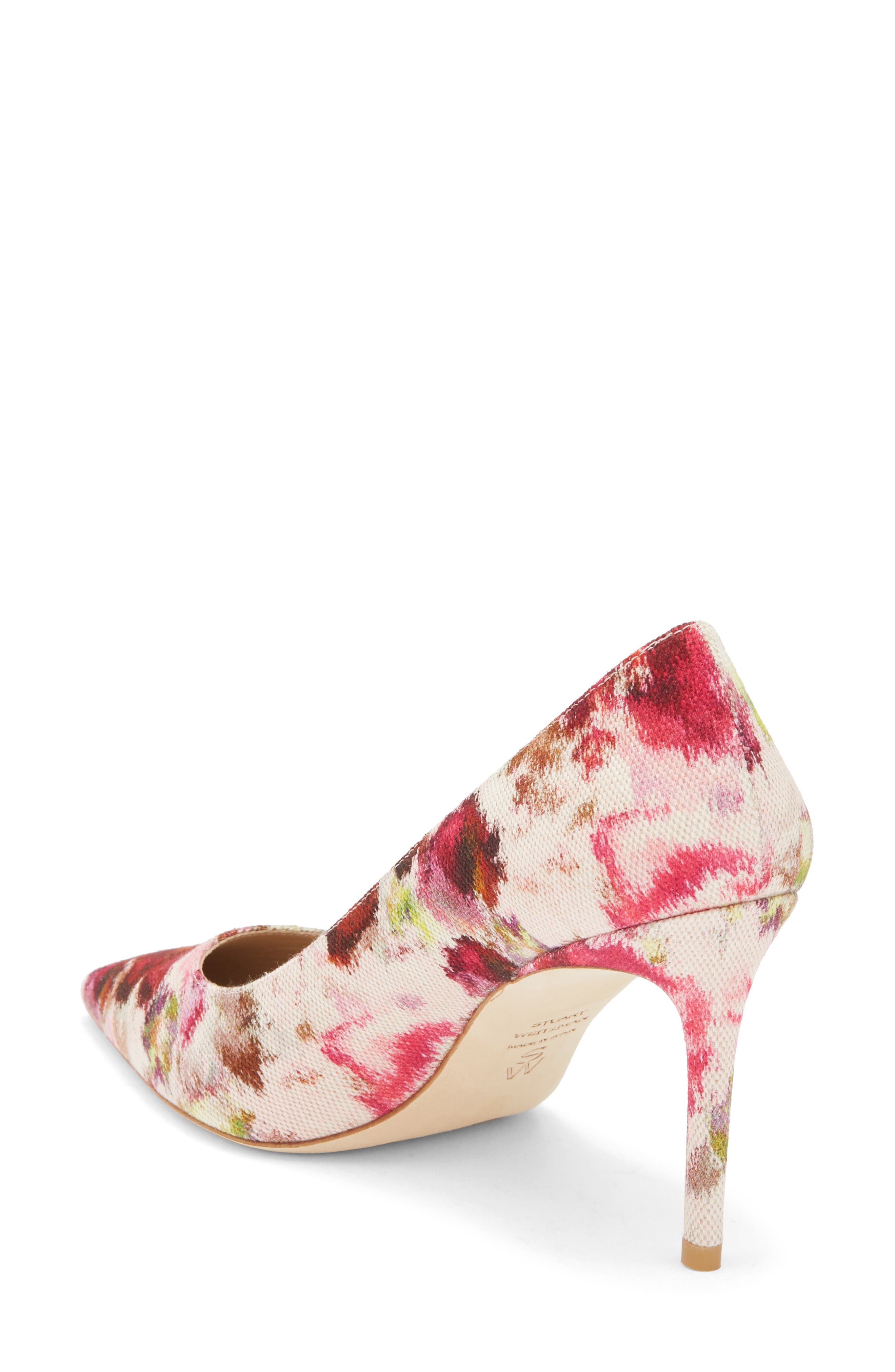 Stuart Weitzman Stuart 85mm Pump, Alternate, color, Pink Multi