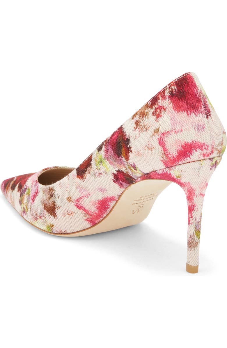 Stuart Weitzman Stuart 85mm Pump, Alternate, color, Pink Multi