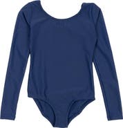 Leveret Girls Long Sleeve Leotard