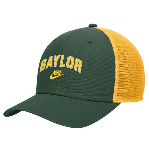 Men's Nike Green Baylor Bears Vintage Arch Rise Performance Trucker Adjustable Hat