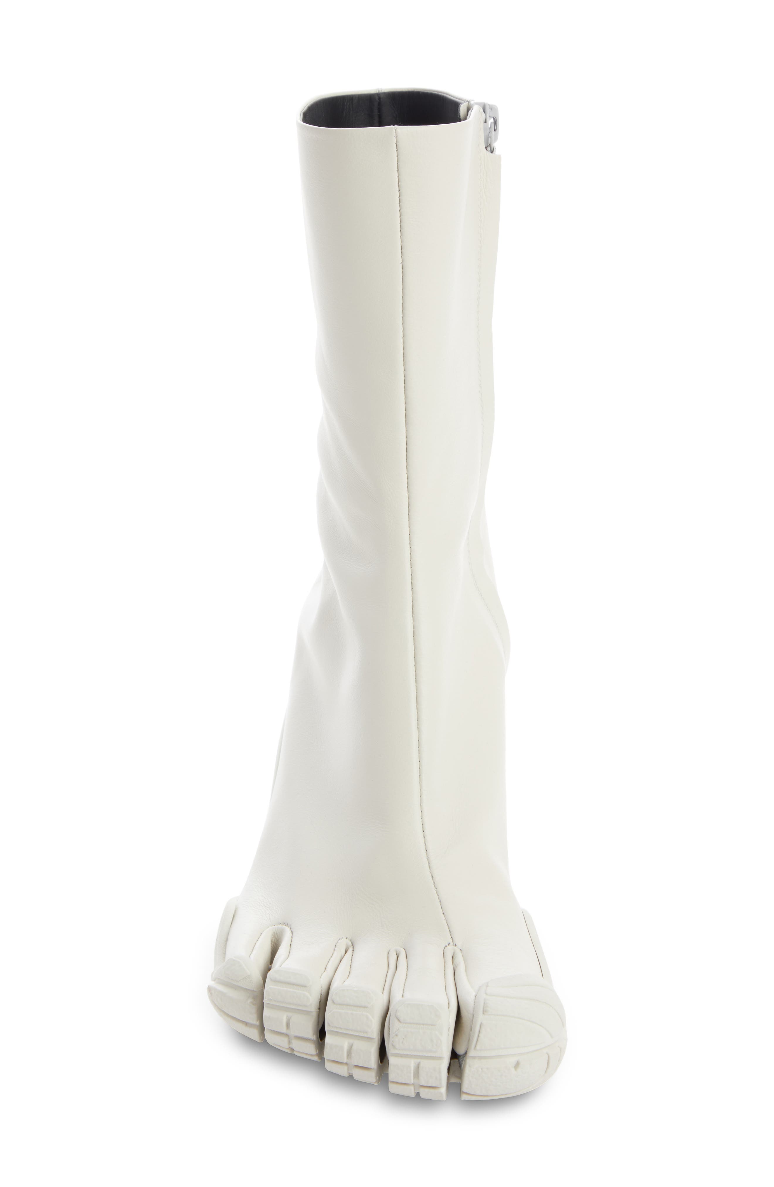 Balenciaga x Vibram Heeled Toe Bootie, Alternate, color, 