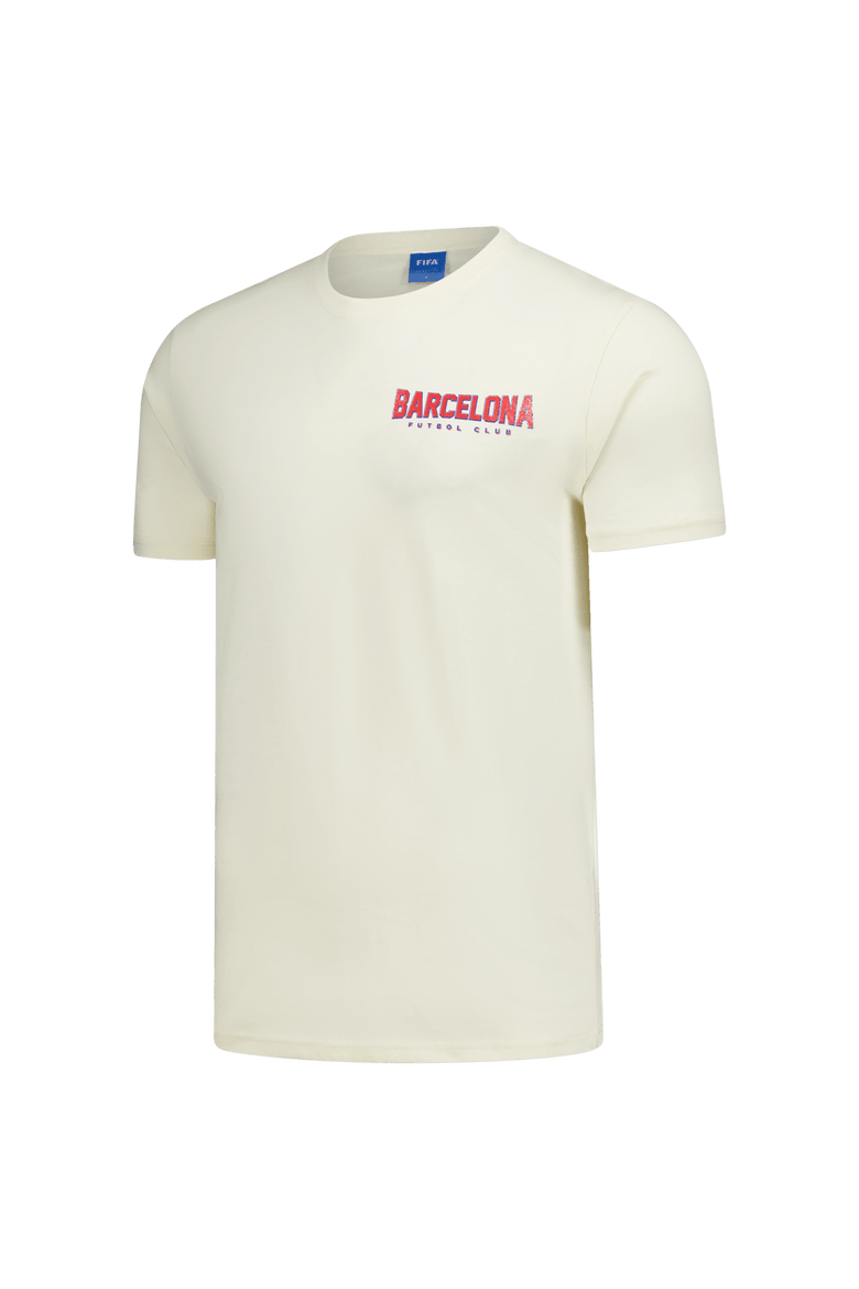 Unisex Peace Collective Cream Barcelona Champion T-Shirt, Alternate, color, Cream