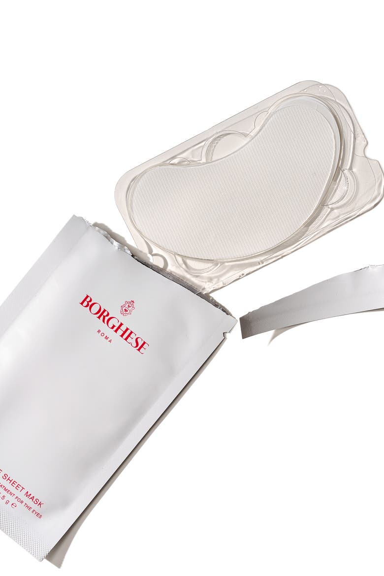 Restorative Eye Sheet Mask Hydrating and Brightening Treatment for the Eyes, Main, color, No Color