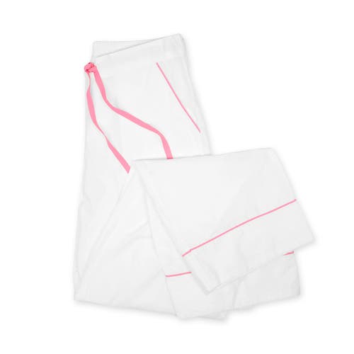 Ame & Lulu Long Pajama Set In White