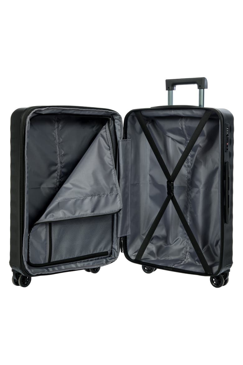 B Y Nausicaa 27 Inch Expandable Spinner Suitcase, Alternate, color, BLACK