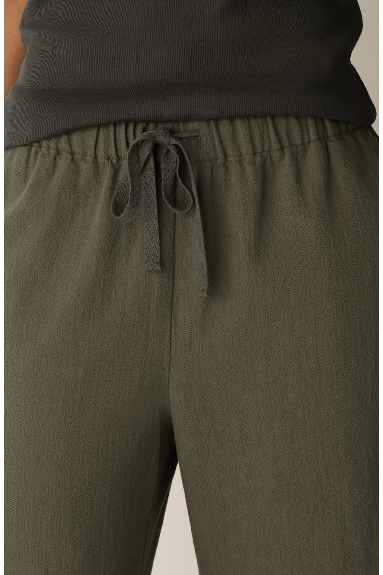Organic Cotton & Organic Linen Straight Leg Pants, Alternate, color, OLIVE