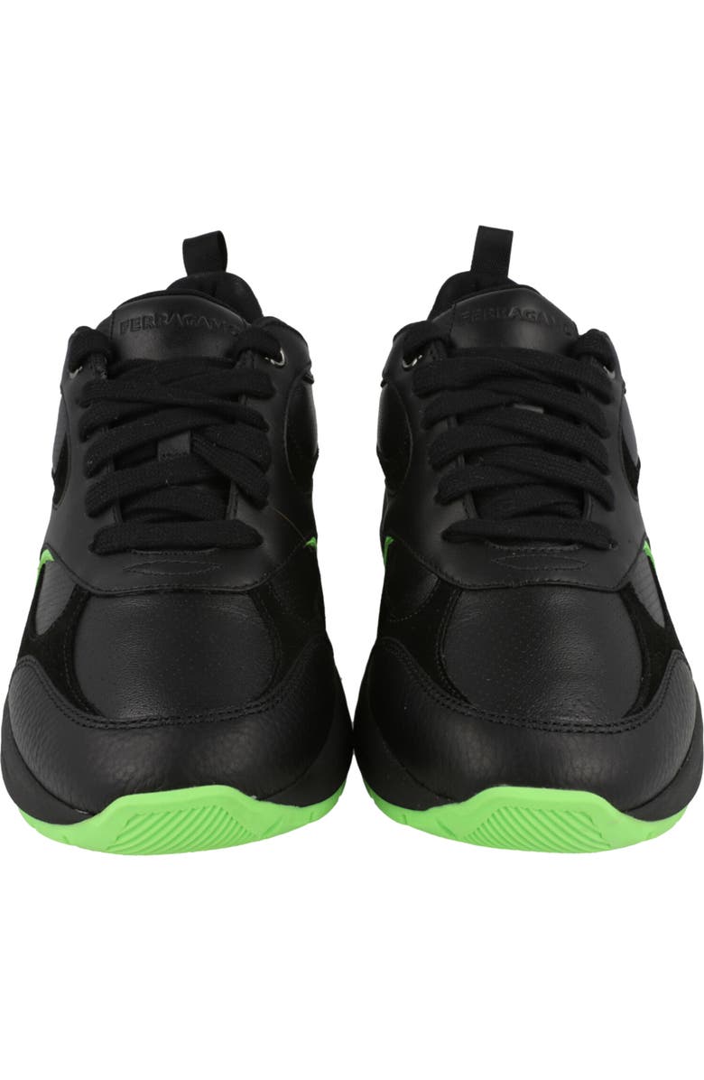 FERRAGAMO Cosimina Low Top Sneaker, Alternate, color, Black