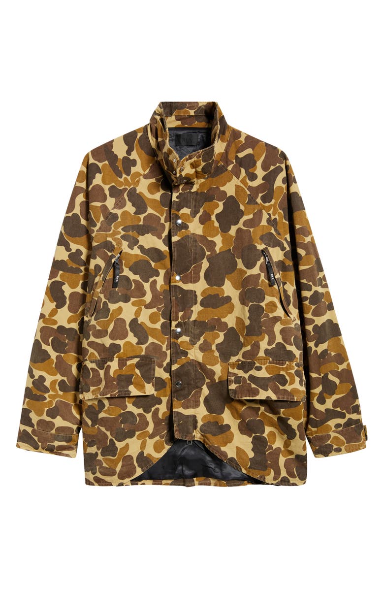 RtA Lorenzo Oversize Military Camo Jacket, Main, color, Military Brown Camo
