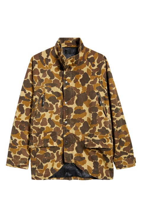 Lorenzo Oversize Military Camo Jacket