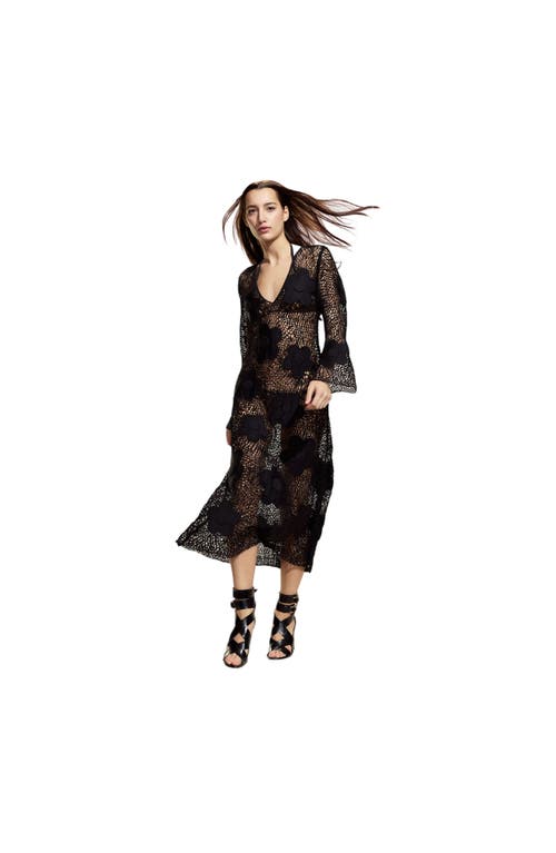 Cynthia Rowley Ibiza Crochet Cover Up In Multi