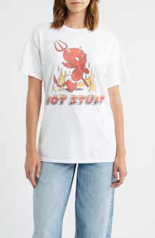 Junk Food Hot Stuff Cotton Graphic T-Shirt