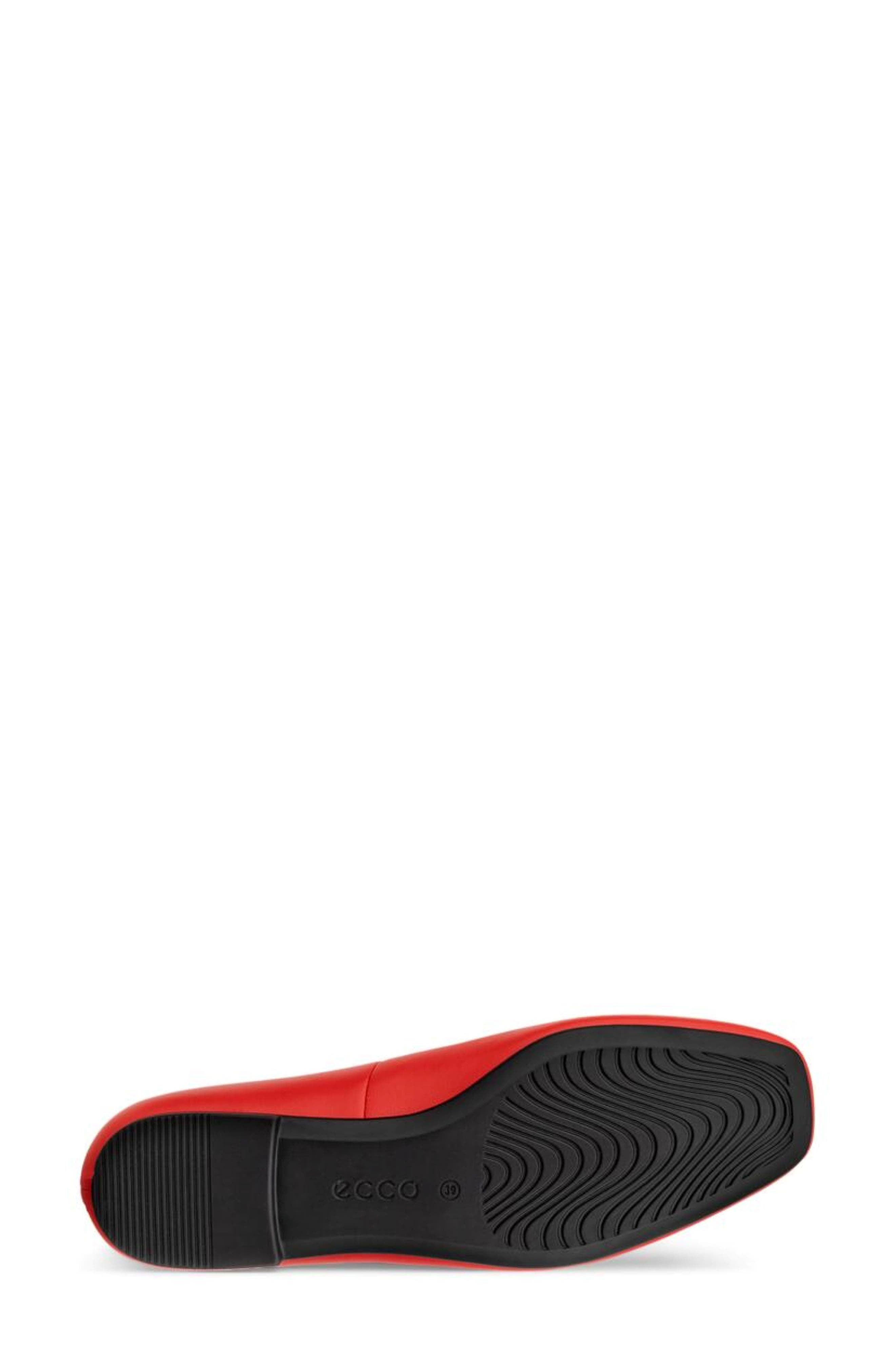 ECCO Margot Ballet Flat, Alternate, color, Scarlet