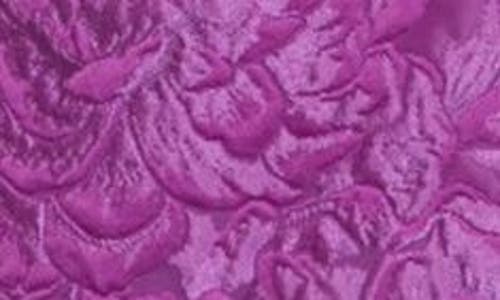 Dolce & Gabbana Dolce&gabbana One-button Floral Brocade Blazer In Purple