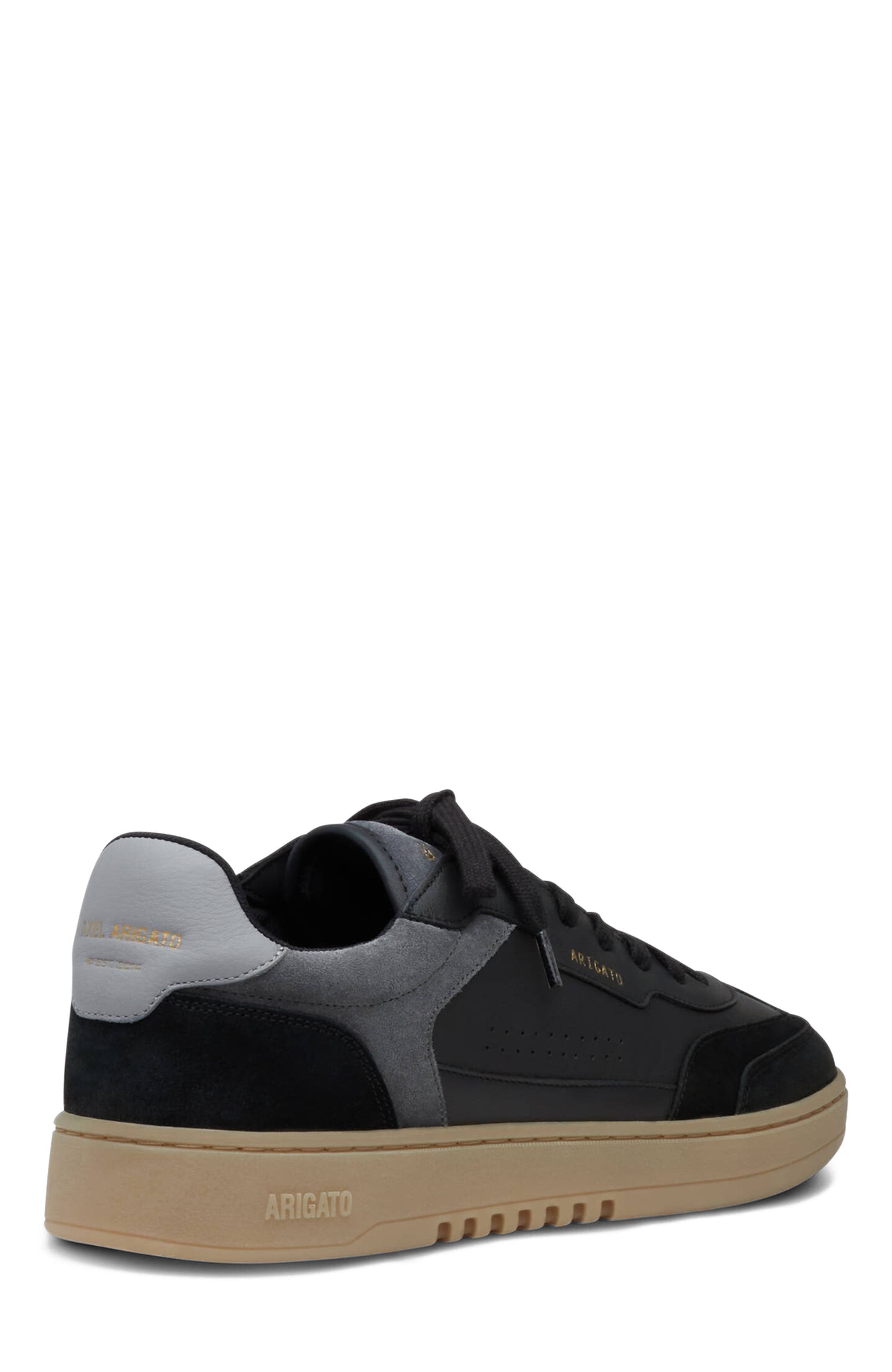 Axel Arigato Dice T-Toe Suede Sneaker - Men's, Alternate, color, Black/Gum