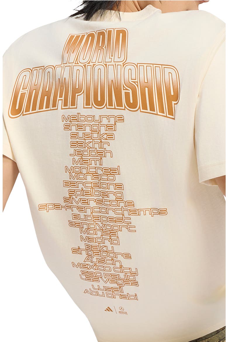 Mercedes-AMG Petronas F1 Austin Graphic T-Shirt, Alternate, color, ECRU TINT