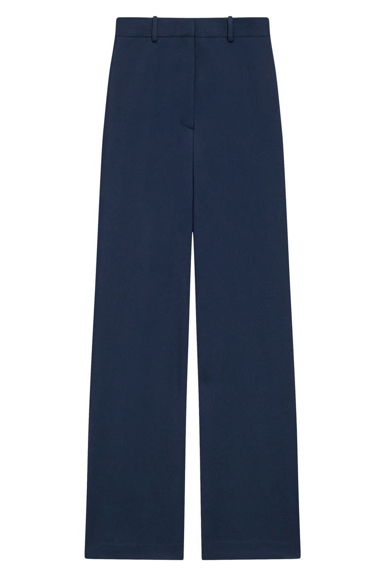 Classic Wide Leg Pants, Alternate, color, BRGHT NAVY