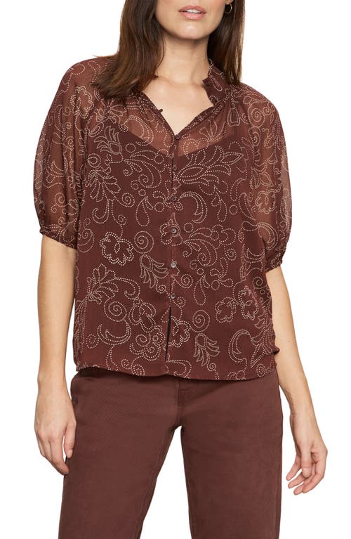 Sanctuary Keep Me Close Shirt In Brown