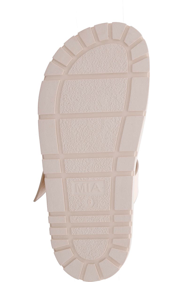 MIA Geni Slide Sandal, Alternate, color, Gold Metal