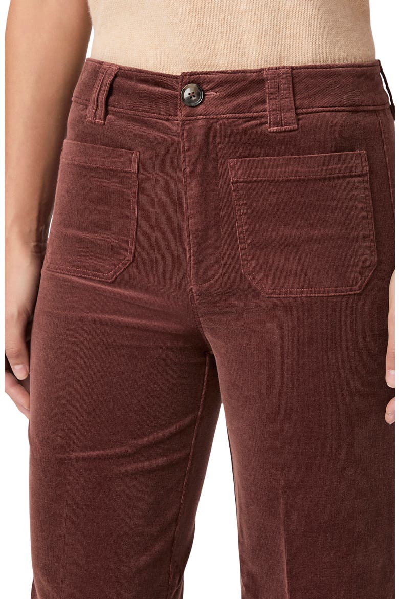 Sasha Corduroy High Waist Straight Leg Pants, Alternate, color, LANDSLIDE